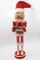 Christmas Santa Nutcracker. Wizardi Classic Wooden Festive Decoration F07M6-6 Gnom
